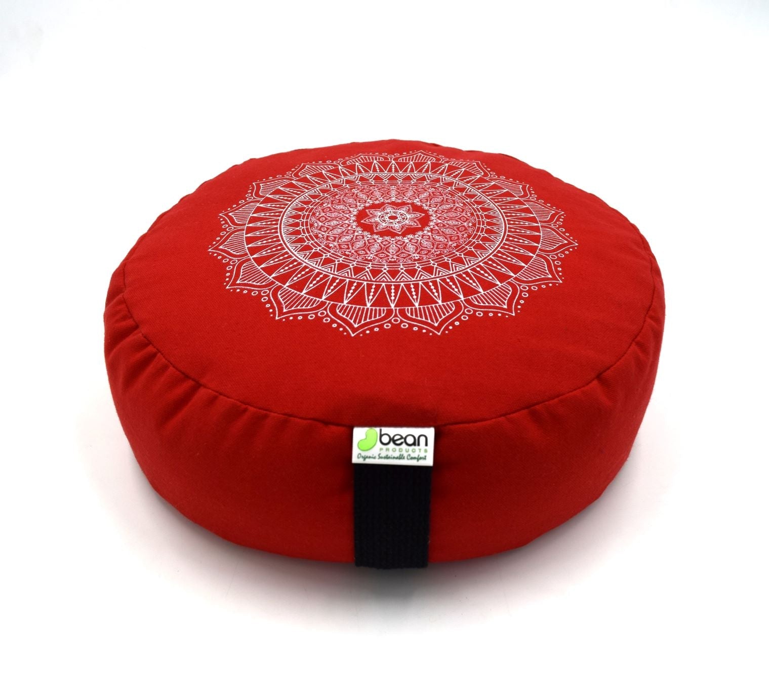 Cotton Mandala Zafu – Organic Buckwheat Meditation Cushion