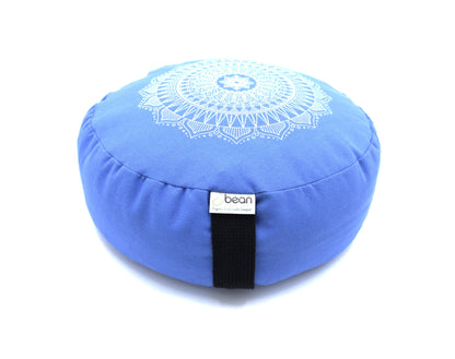 Cotton Mandala Zafu – Organic Buckwheat Meditation Cushion