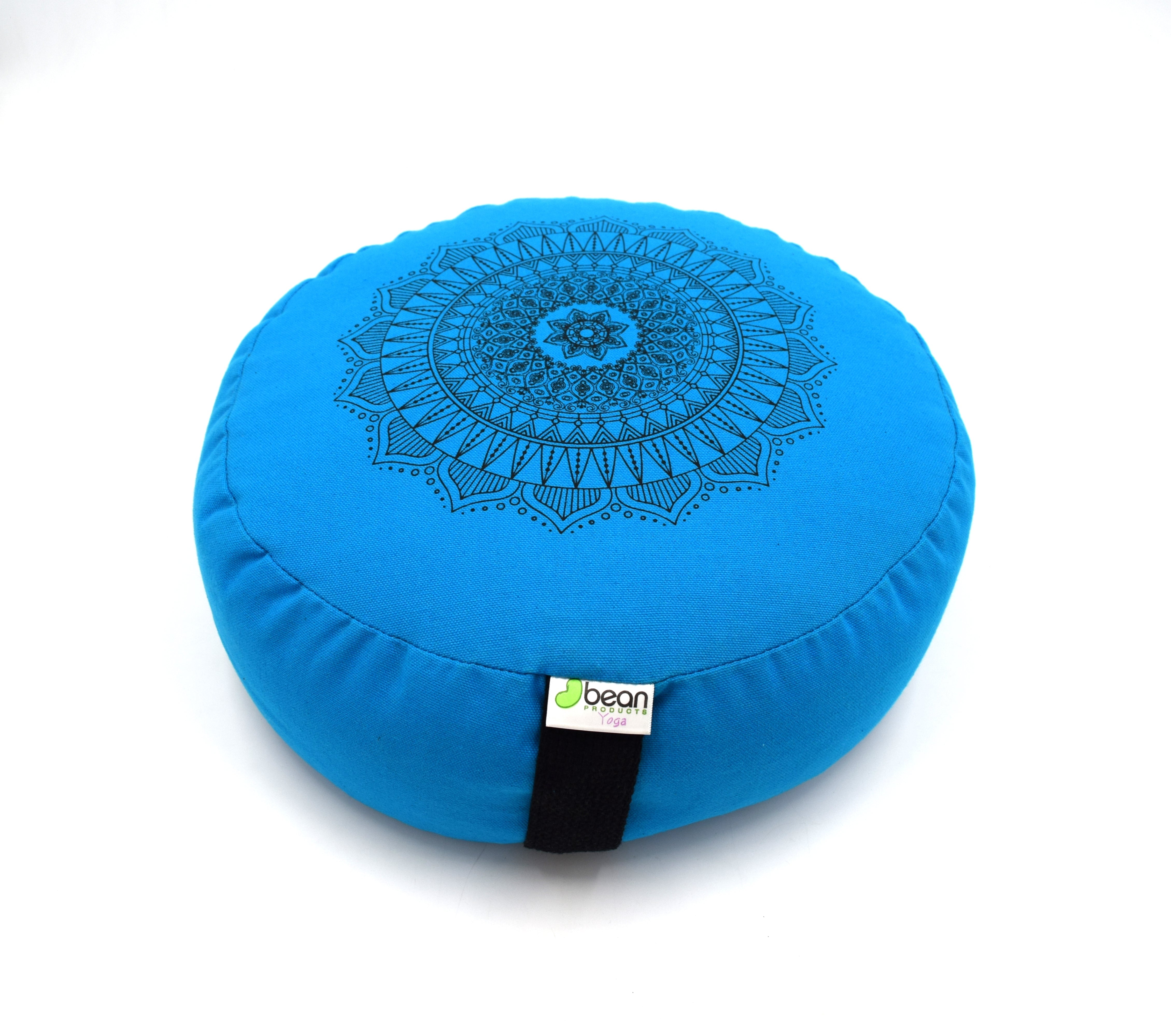 Cotton Mandala Zafu – Organic Buckwheat Meditation Cushion