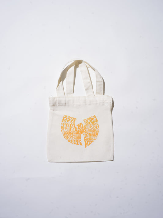 Wu Tang Mini 20 Year Anniversary Tote in Yellow - Handmade at Sangha House