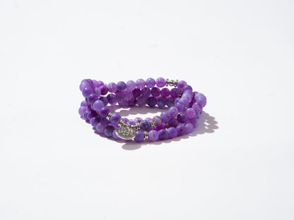 Tibetan Amethyst Mala Beads – Mindful, But Make It Royal 👑