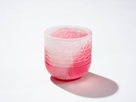 Magenta and Red Toothbrush Holder - Handmade at Sangha House