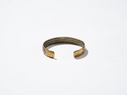 Brass Om Mani Padme Hum Bangle – Wear Your Mantra, Elevate Your Vibe