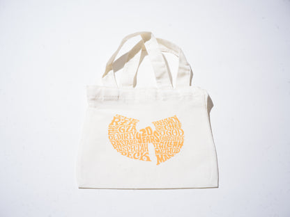 Wu Tang Mini 20 Year Anniversary Tote in Yellow - Handmade at Sangha House