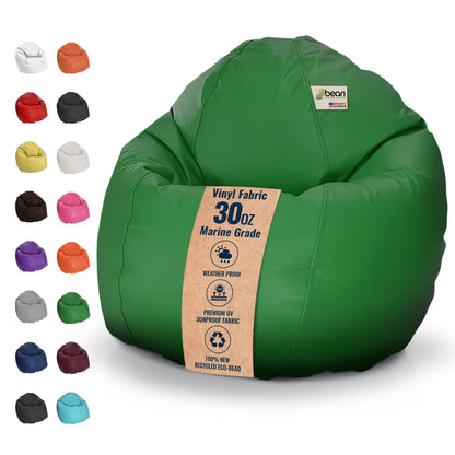 Vinyl Bean Bag Chair – Marine Grade Indoor/Outdoor Lounger