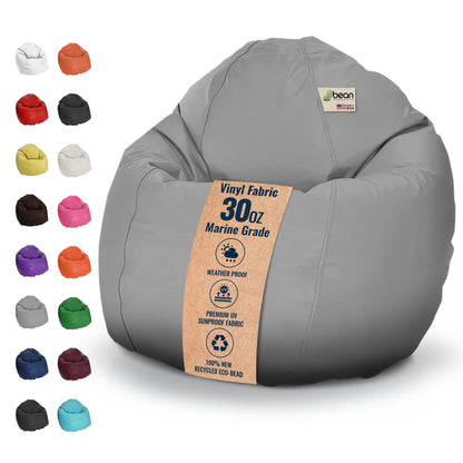 Vinyl Bean Bag Chair – Marine Grade Indoor/Outdoor Lounger