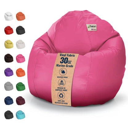 Vinyl Bean Bag Chair – Marine Grade Indoor/Outdoor Lounger