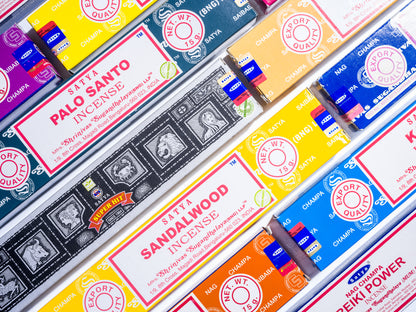 Satya Nag Champa Incense - Classic Meditation Incense • Hand-Rolled in India