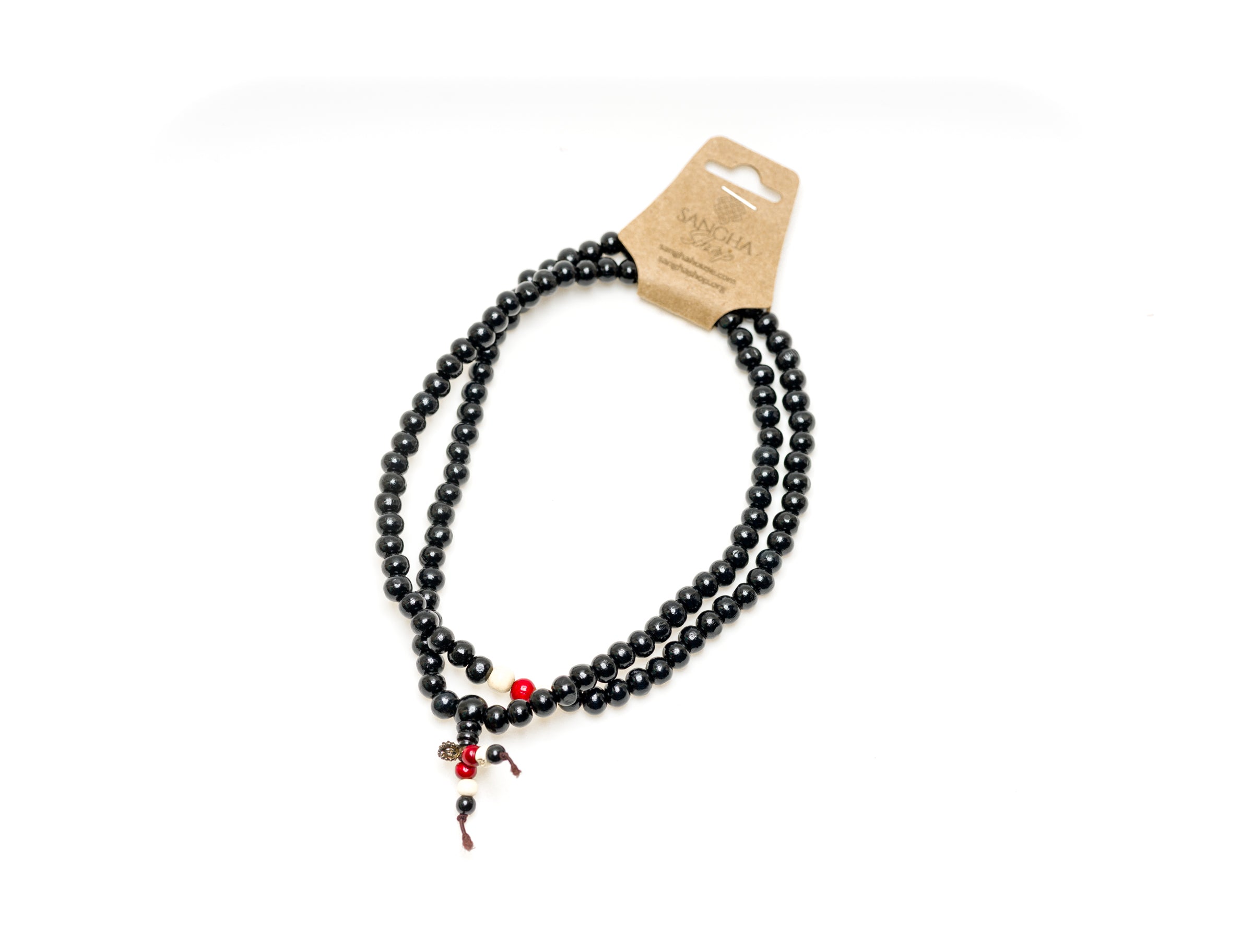 Black Bead Mala | 108 Prayer Beads for Protection & Inner Strength