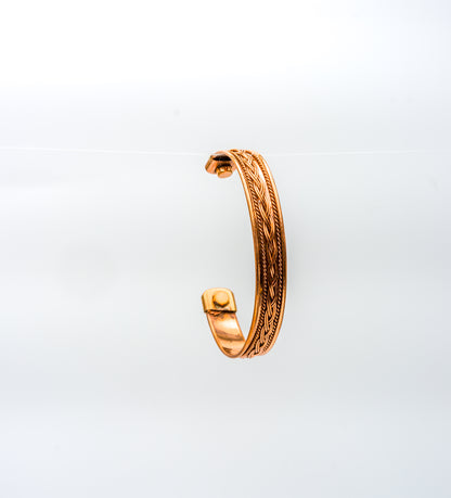 Tibetan Copper Filigree Bracelet – Handcrafted at Sangha House