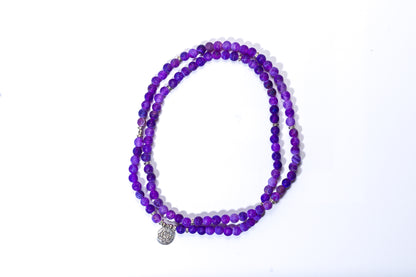 Tibetan Amethyst Mala Beads – Mindful, But Make It Royal 👑