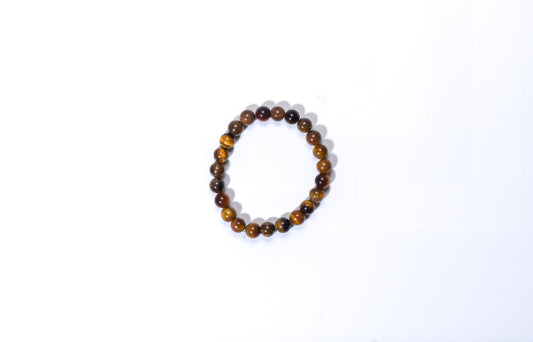 Tiger Eye Bracelet For Men 8MM Natural Stone Beads Bracelet Set Stretch Lava Rock