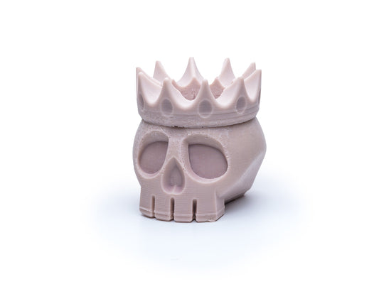 King Skull Candle w/ Crown