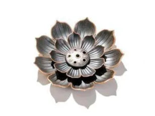 Lotus Metal Incense Holder