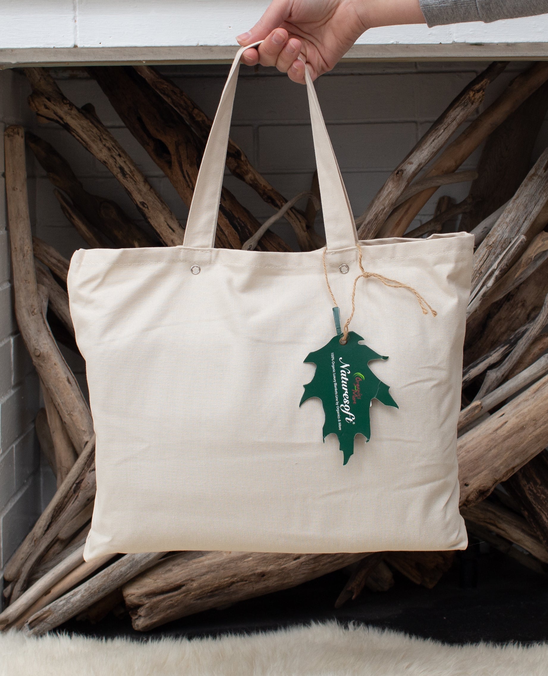 Organic Cotton Throw Blanket – Handwoven & Earth Friendly