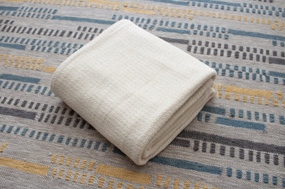 Organic Cotton Throw Blanket – Handwoven & Earth Friendly
