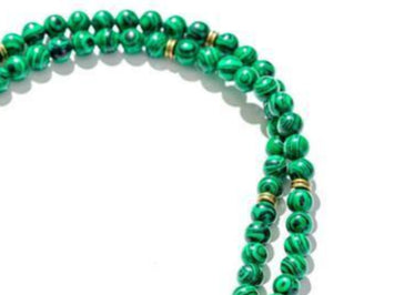 Malachite Mala - Handmade