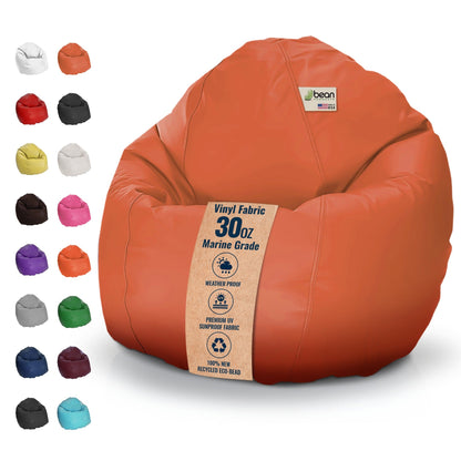 Vinyl Bean Bag Chair – Marine Grade Indoor/Outdoor Lounger