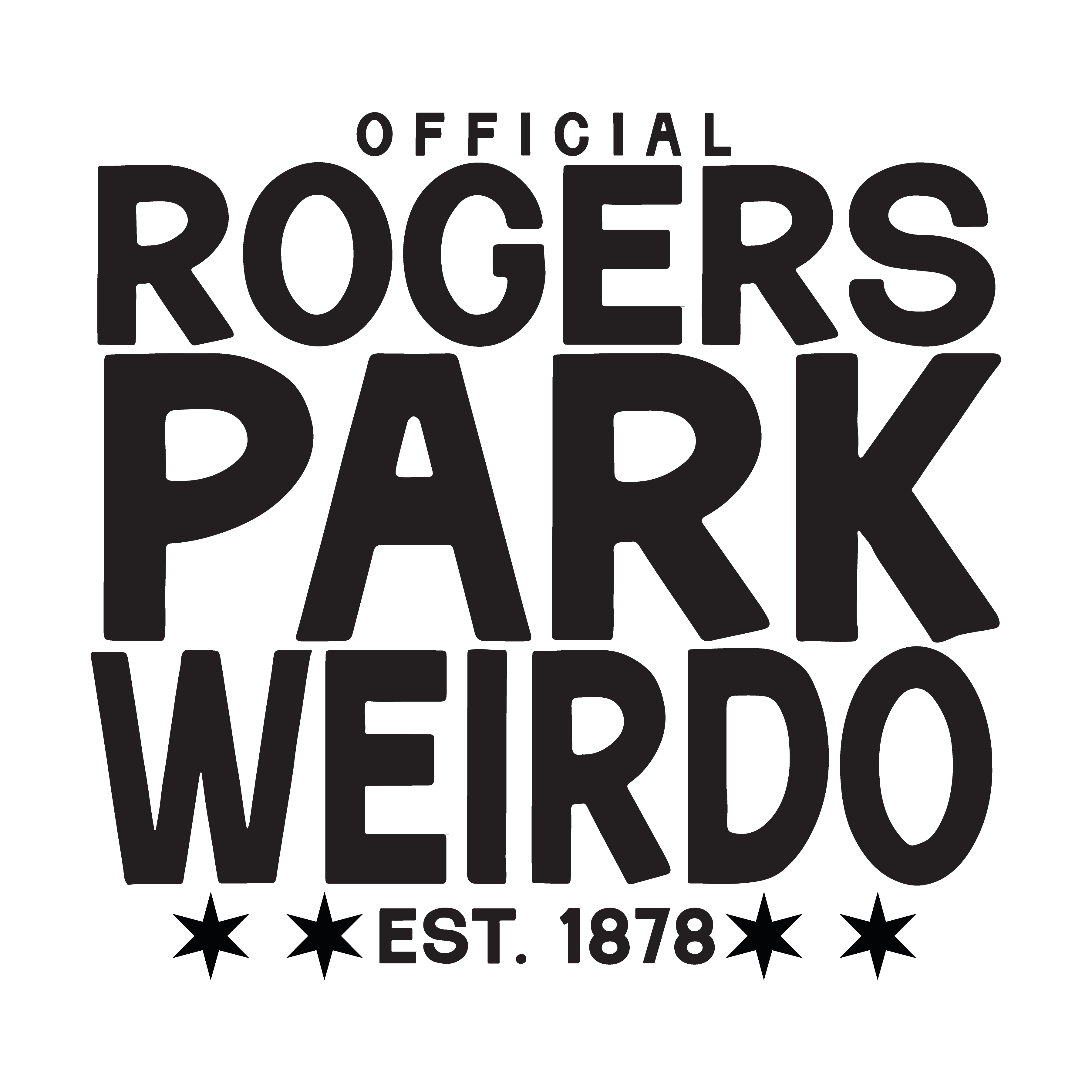 Official Rogers Park Weirdo Crew Sweatshirt– Handmade in Chicago