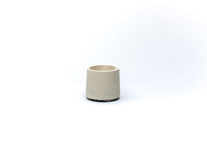 Round Tapered Concrete Incense Burner - Handcrafted at Sangha House