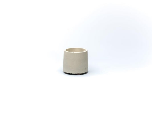 Round Tapered Concrete Incense Burner - Handcrafted at Sangha House