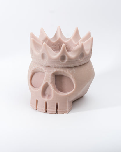 King Skull Candle w/ Crown