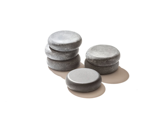 Round Massage Stones – Handcrafted at Sangha House