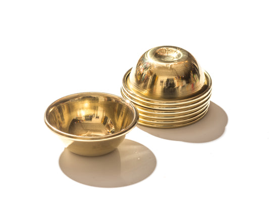 Brass Offering Bowls - Set of 7