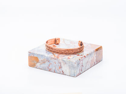 Tibetan Copper Filigree Bracelet – Handcrafted at Sangha House