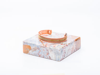 Tibetan Copper Filigree Bracelet – Handcrafted at Sangha House