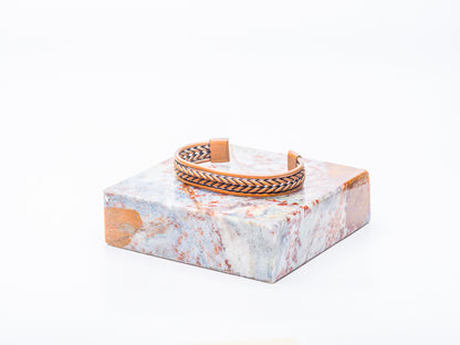 Tibetan Copper Filigree Bracelet – Handcrafted at Sangha House