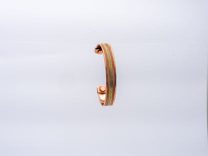 Tibetan Copper Filigree Bracelet – Handcrafted at Sangha House