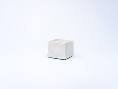 Square Tapered Concrete Incense Burner