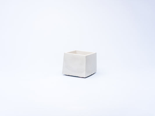 Square Tapered Concrete Incense Burner