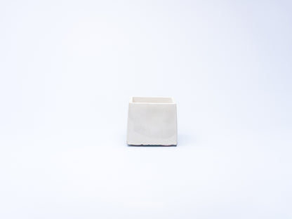 Square Tapered Concrete Incense Burner