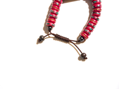 Tibetan Agate Bracelet | Gemstone Healing Beads