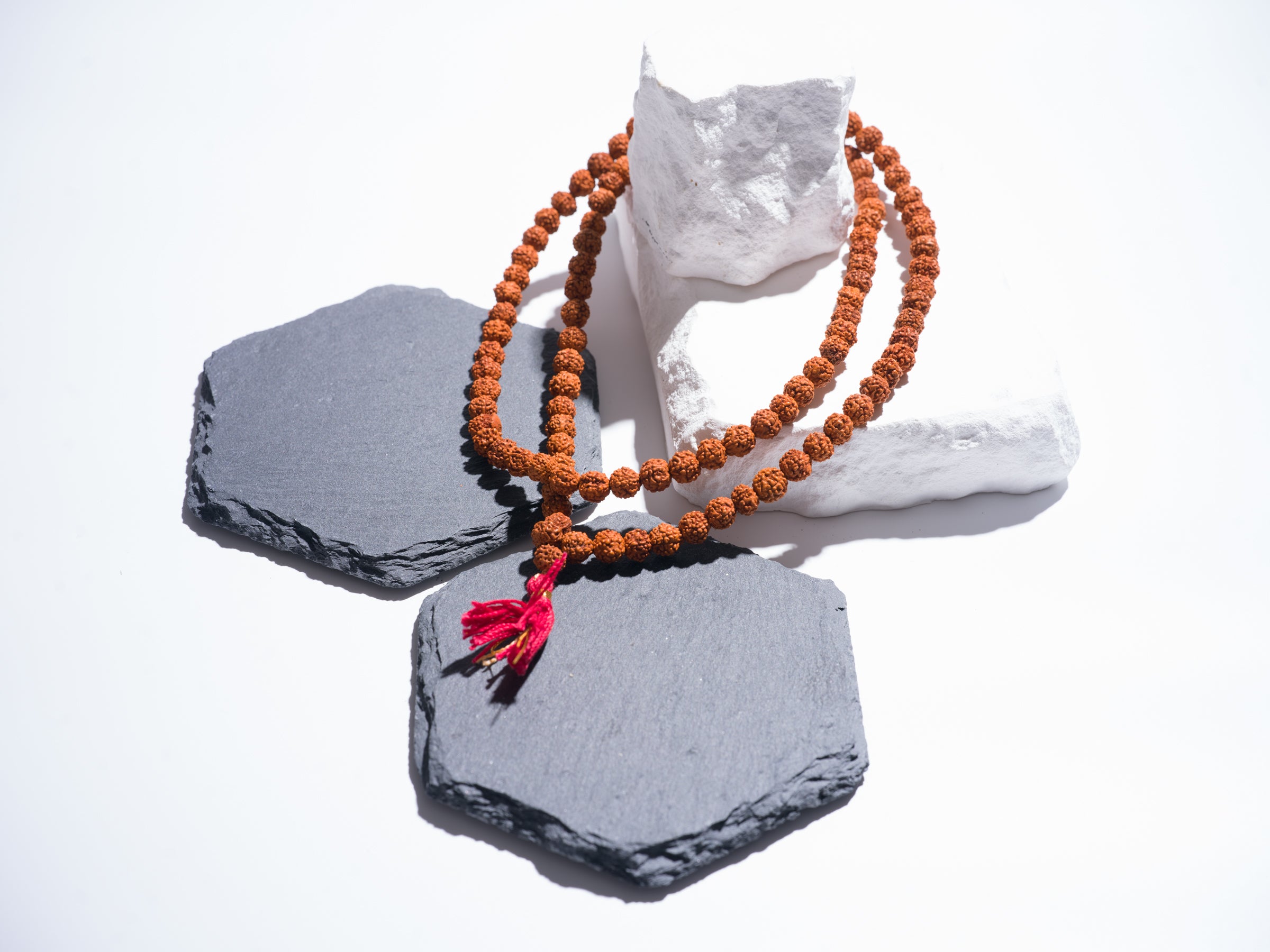 Authentic Rudraksha Mala – Sacred Buddhist & Hindu Prayer Beads