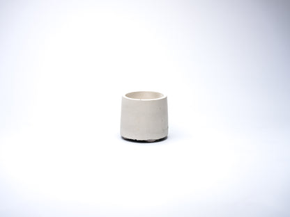 Round Tapered Concrete Incense Burner - Handcrafted at Sangha House