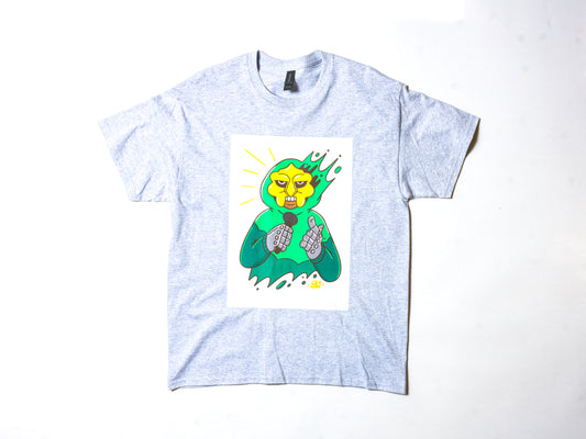 Illustrated MF DOOM T-Shirt - Handmade at Sangha House