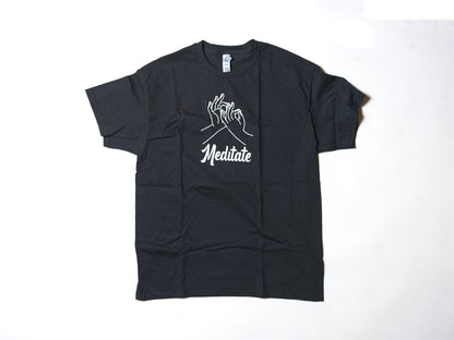 Meditate Mudra T-Shirt – Handmade at Sangha House