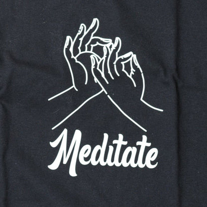 Meditate Mudra T-Shirt – Handmade at Sangha House