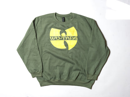 Wu-Tang Army Green Crew Sweatshirt