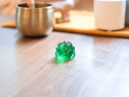 Lotus Resin Statue – Handmade at Sangha House 🌸