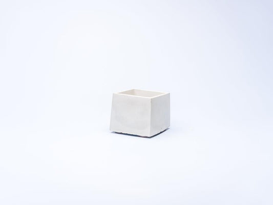 Square Tapered Concrete Incense Burner