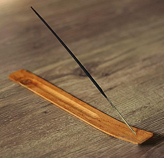 Teak Incense Holder – Handcrafted Wood for Meditation & Ritual