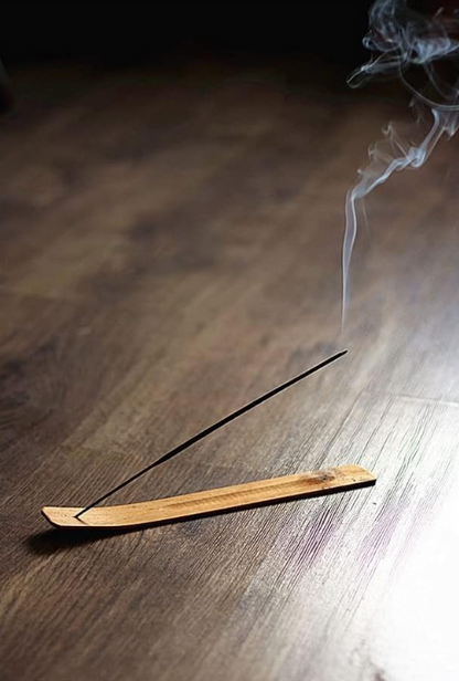 Teak Incense Holder – Handcrafted Wood for Meditation & Ritual