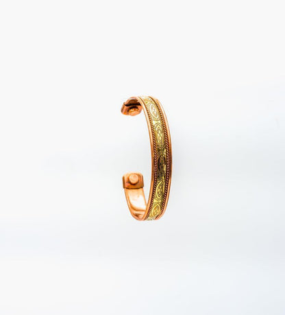 Tibetan Copper Filigree Bracelet – Handcrafted at Sangha House