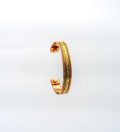 Tibetan Copper Filigree Bracelet – Handcrafted at Sangha House