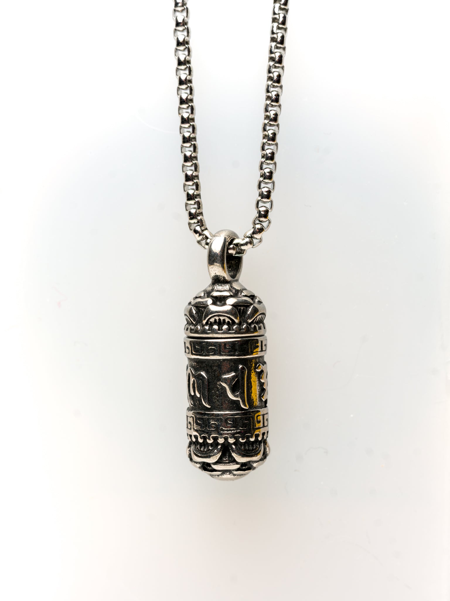 Tibetan Om Mani Padme Hum Sacred Necklace