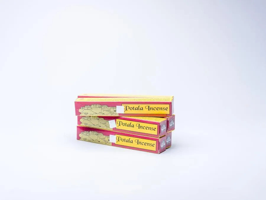 Tibetan Potala Incense & Holder Set | Handmade Ritual Kit
